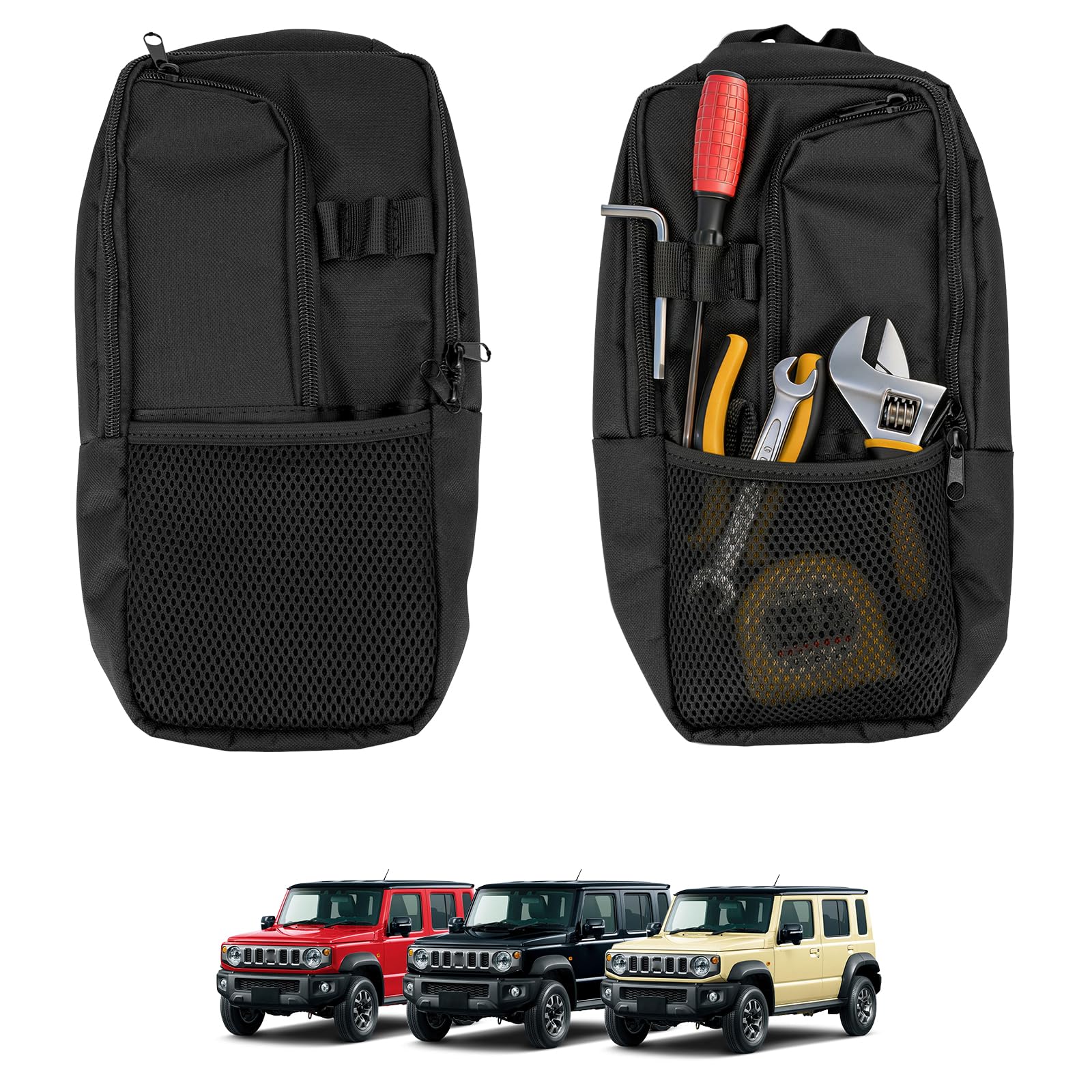 Amazon.co.jp: TELLIKA ジムニー ノマド JC74専用 荷室窓収納バッグ 車